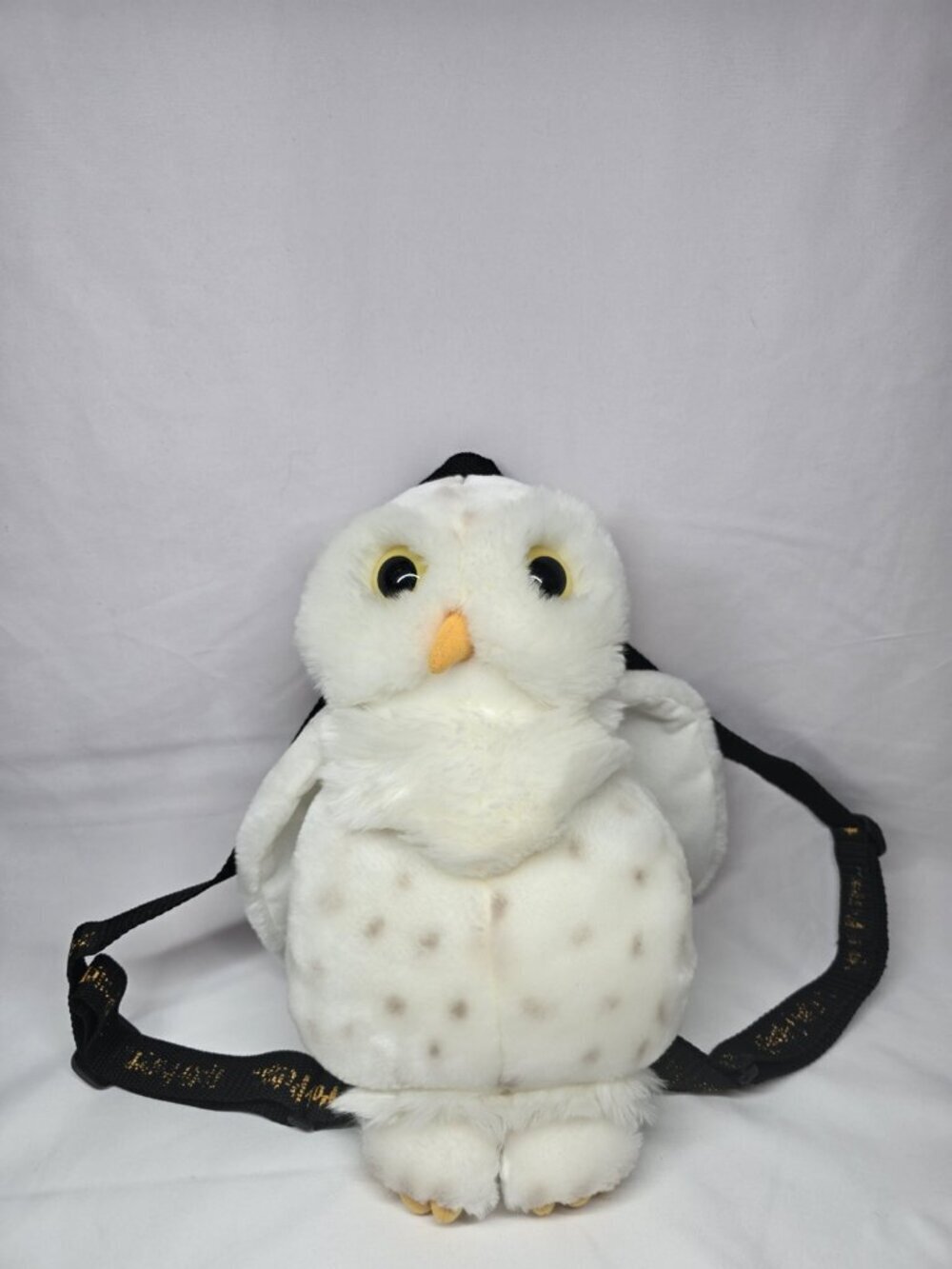 Vintage Harry Potter Hedwig Owl Plush Backpack Bag Warner Bros Childrens- Read